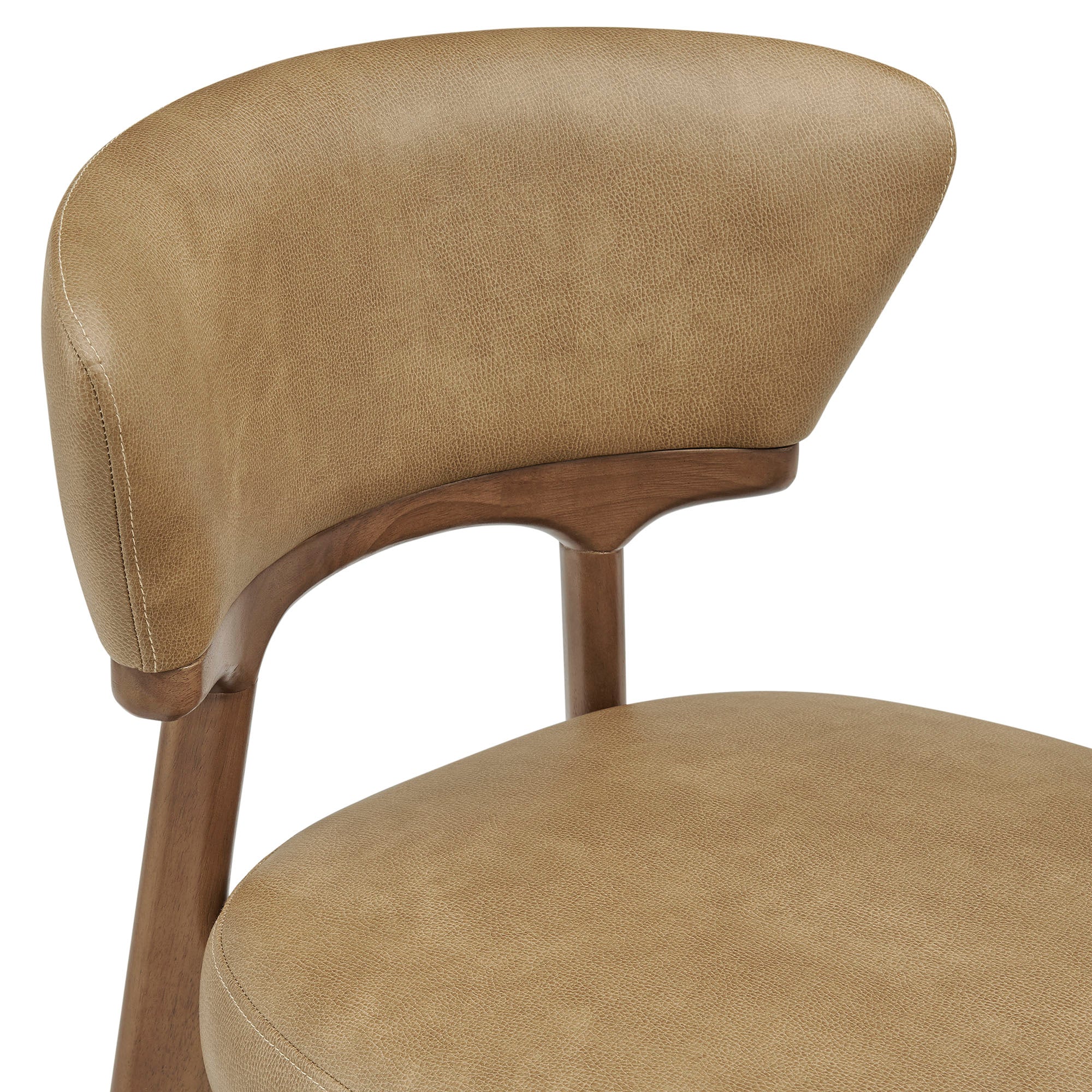 Daphne Vegan Leather Dining Chairs Set of 2 - Image 10