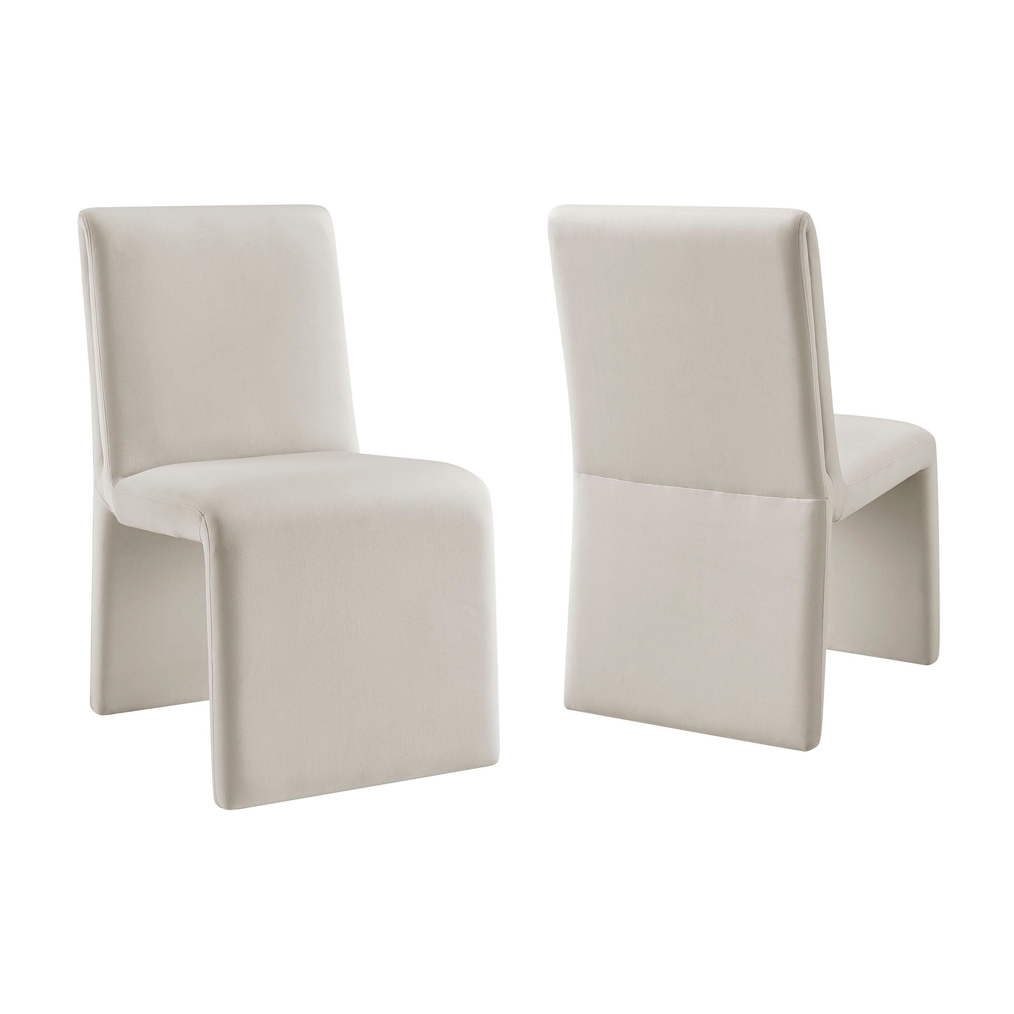 Emory Performance Velvet Dining Side Chair Set of 2 view 1