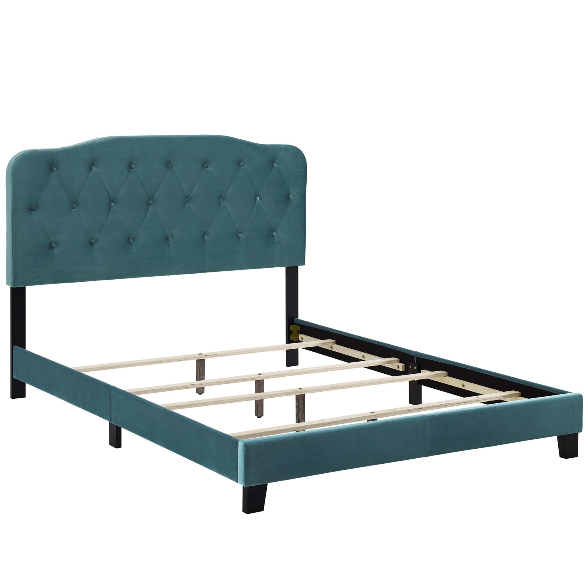 Amelia Performance Velvet Bed view 6