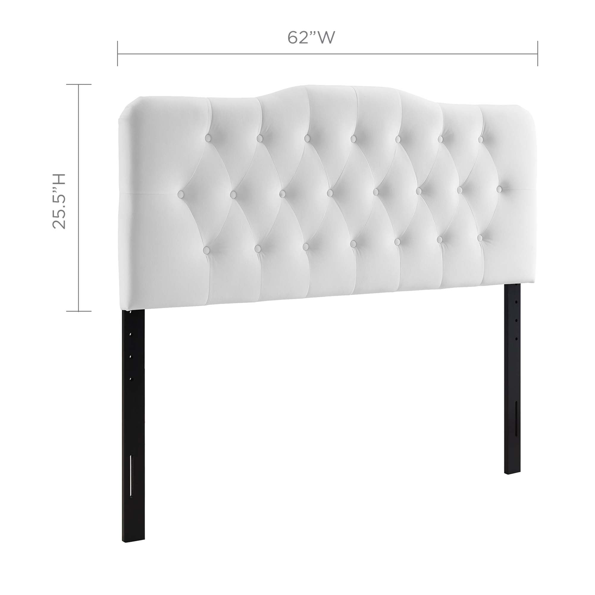Annabel Diamond Tufted Performance Velvet Headboard view 6