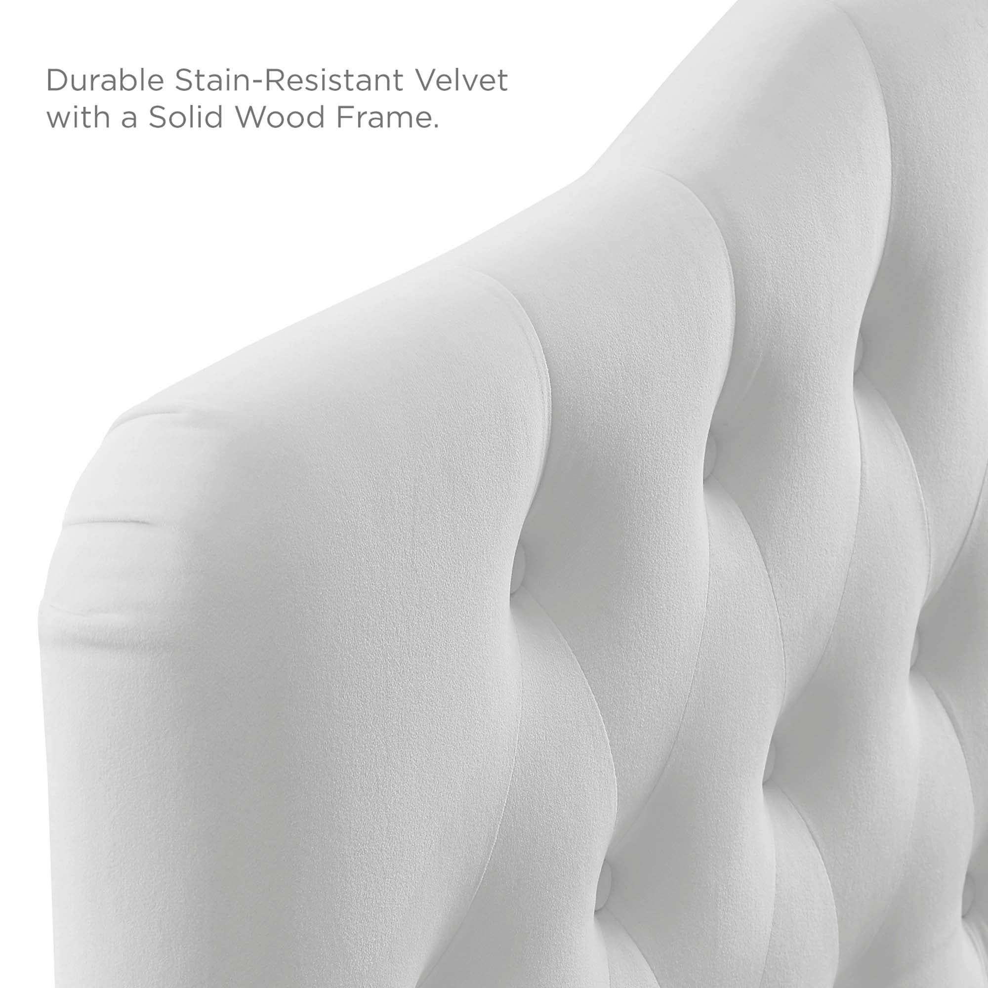 Annabel Diamond Tufted Performance Velvet Headboard view 5