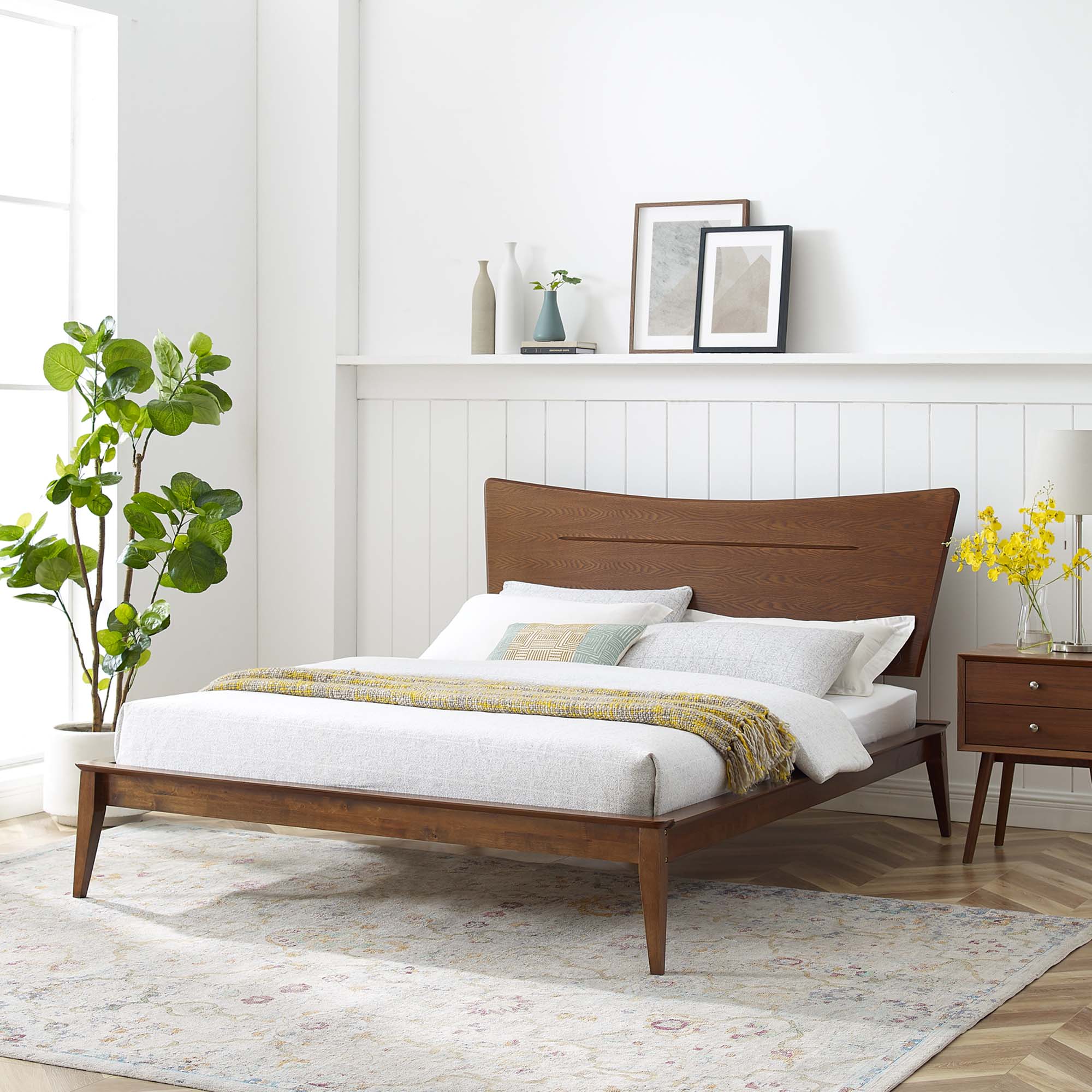 Astra Wood Platform Bed view 2