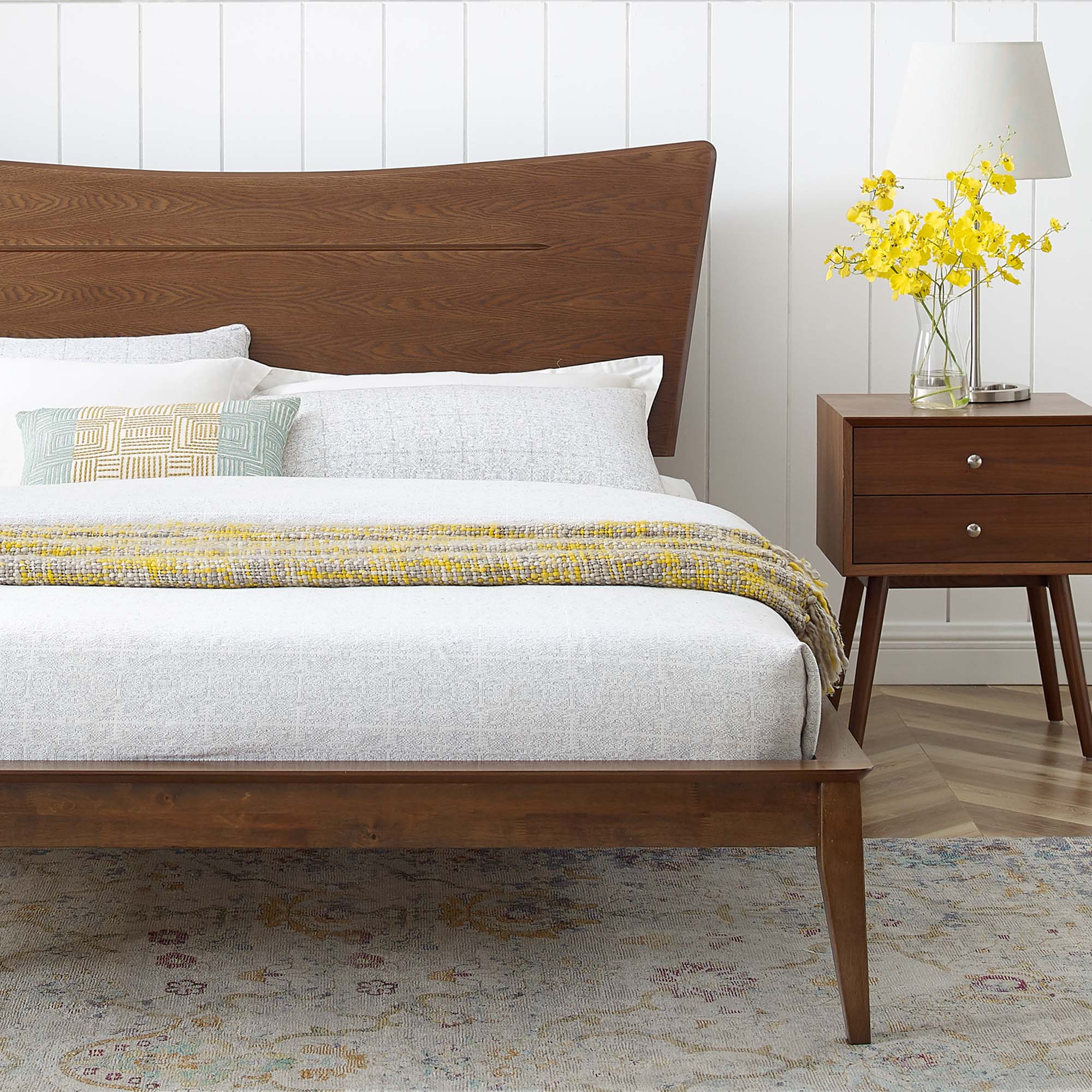 Astra Wood Platform Bed view 4