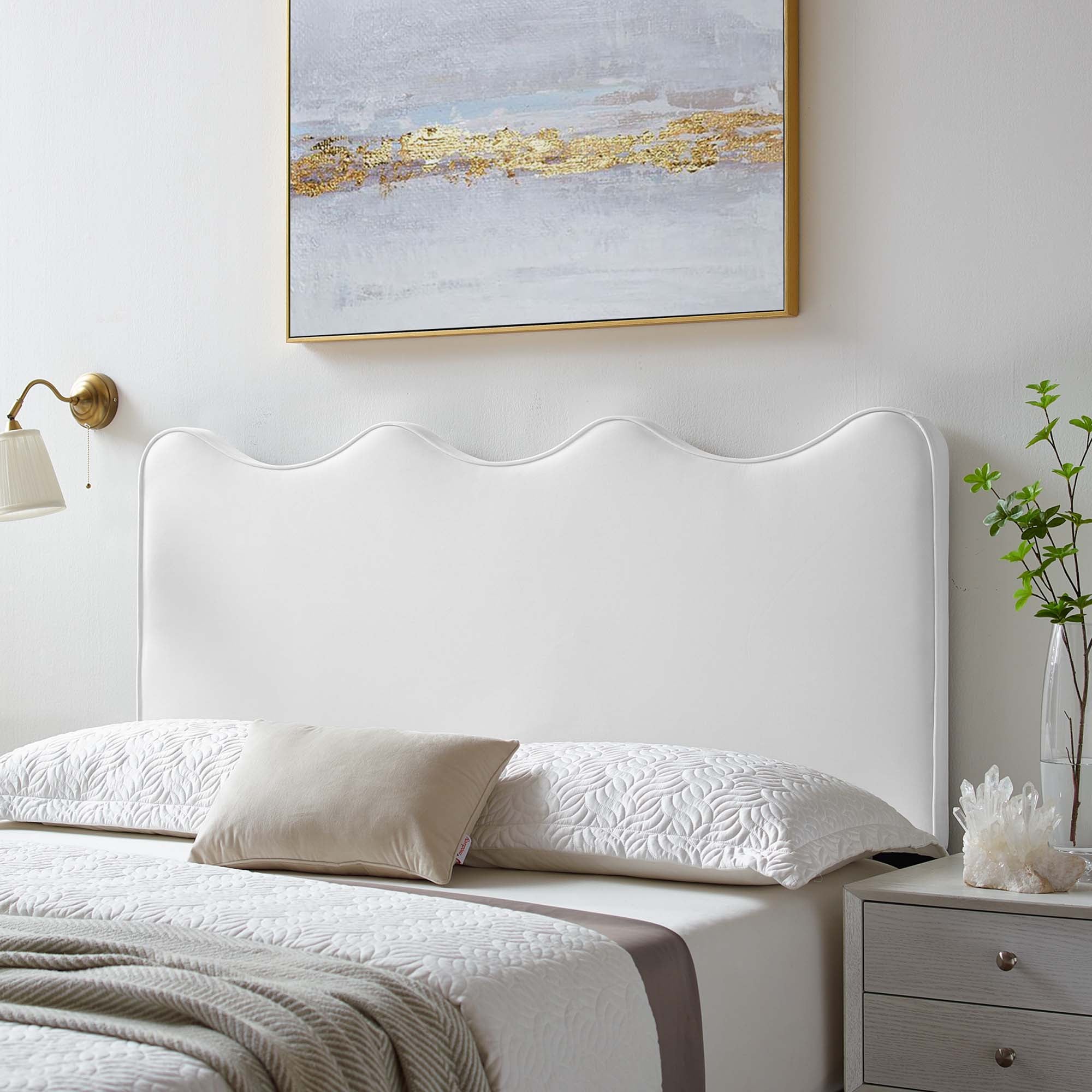 Athena Performance Velvet /Queen Headboard view 2