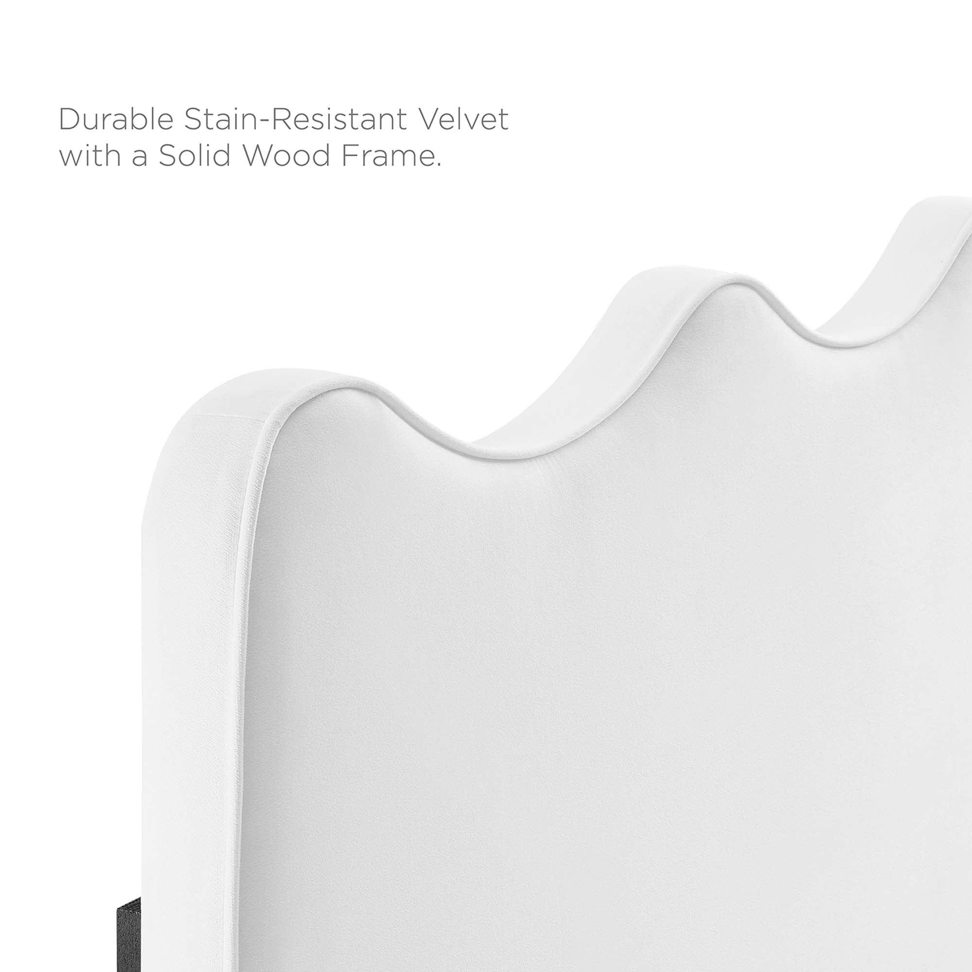 Athena Performance Velvet /Queen Headboard view 3