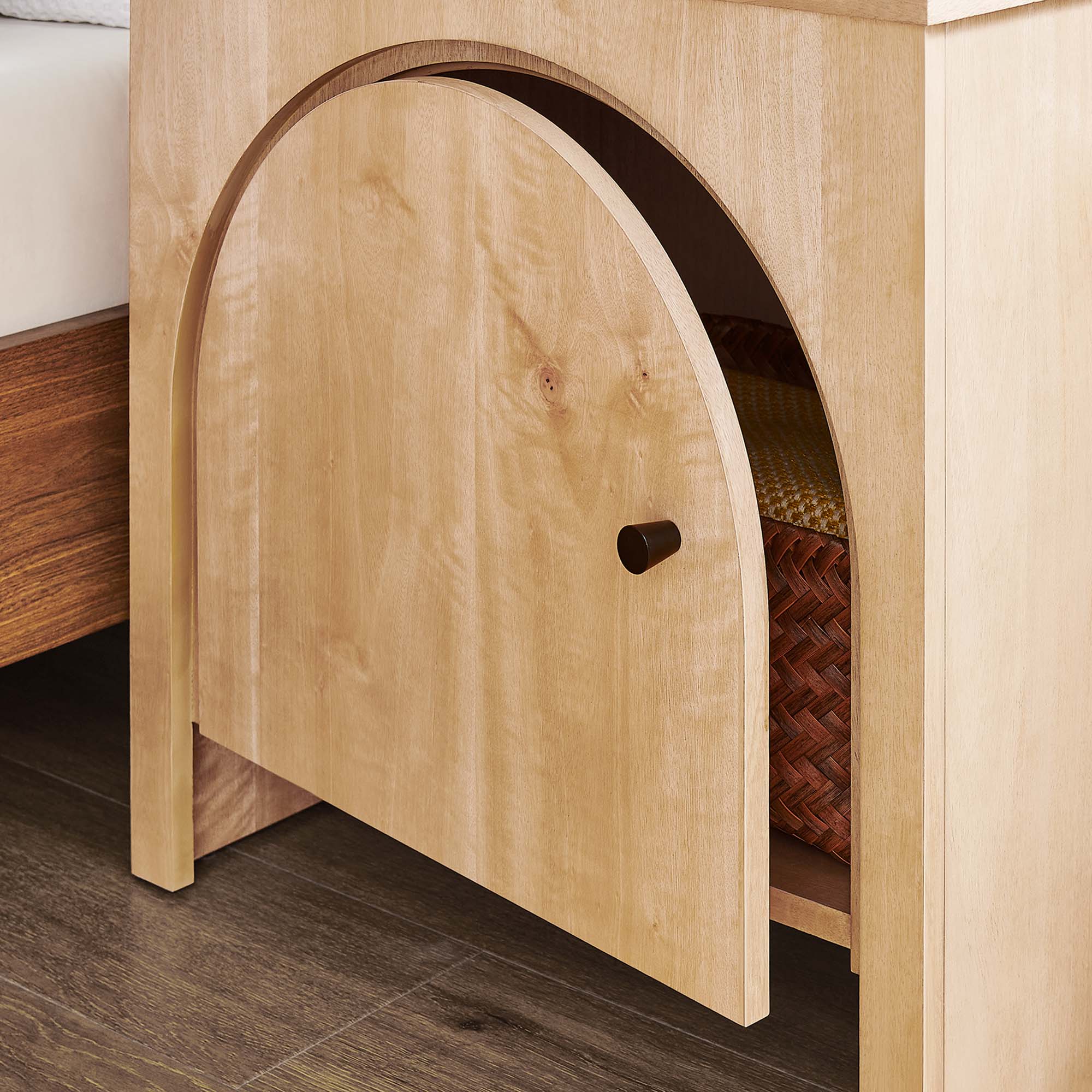 Appia Arched Door Nightstand view 6