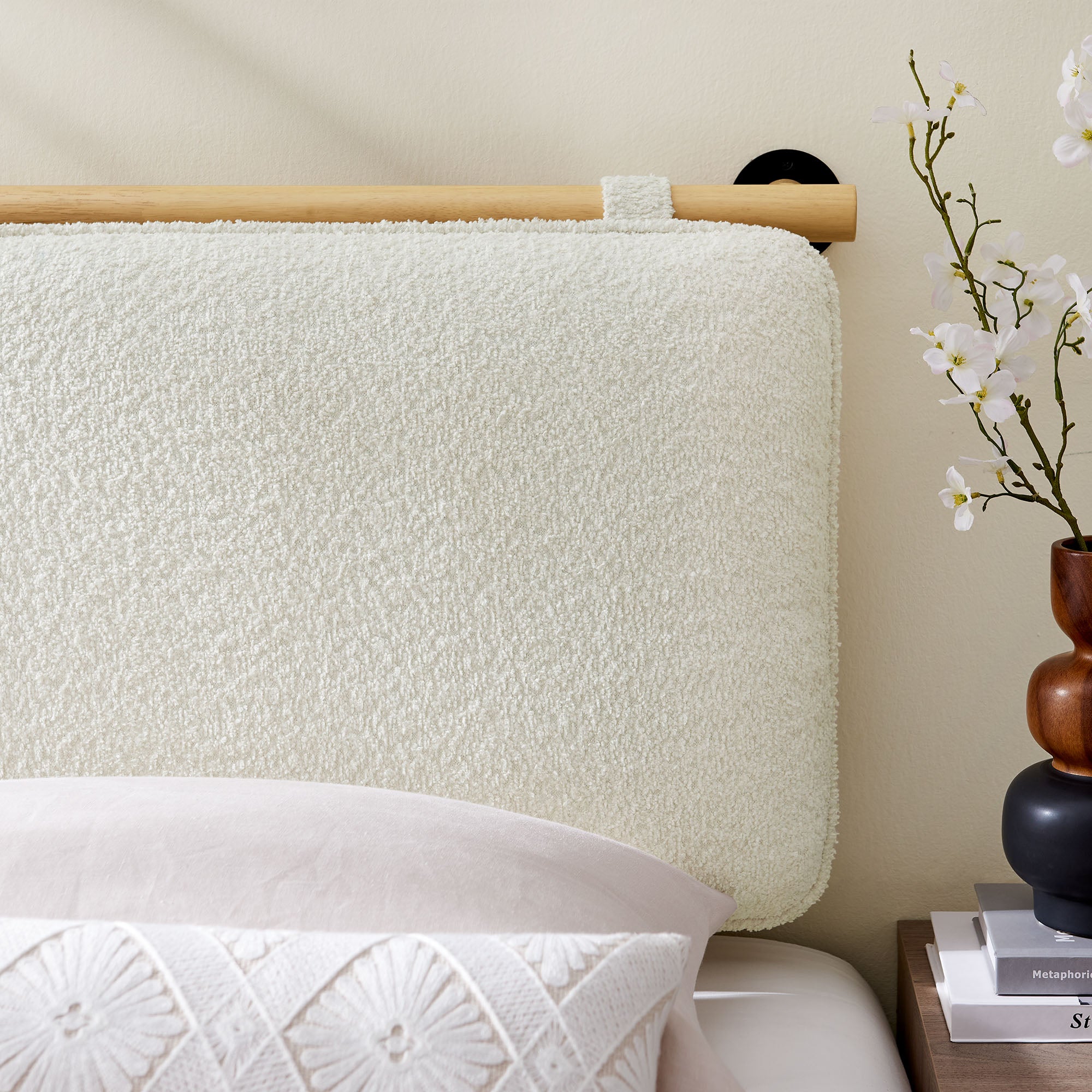 Anela Wall-Mounted Upholstered Headboard view 5