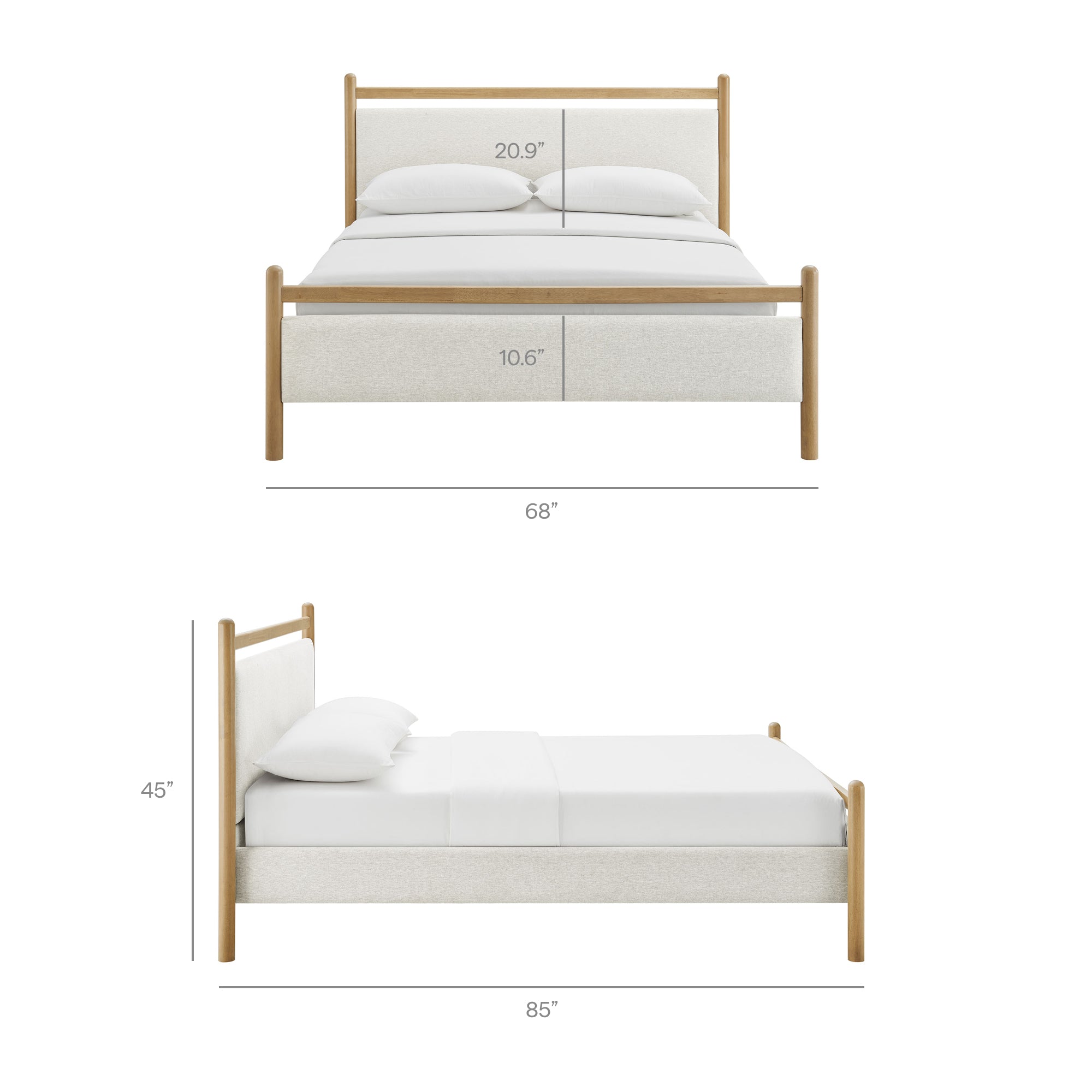 Ginny Platform Bed Frame view 4