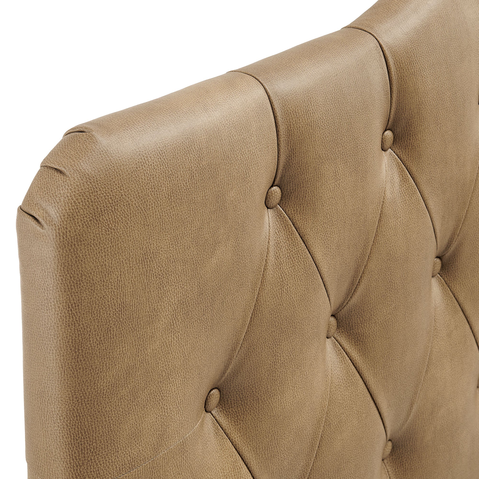 Annabel Faux Leather Queen Headboard view 6