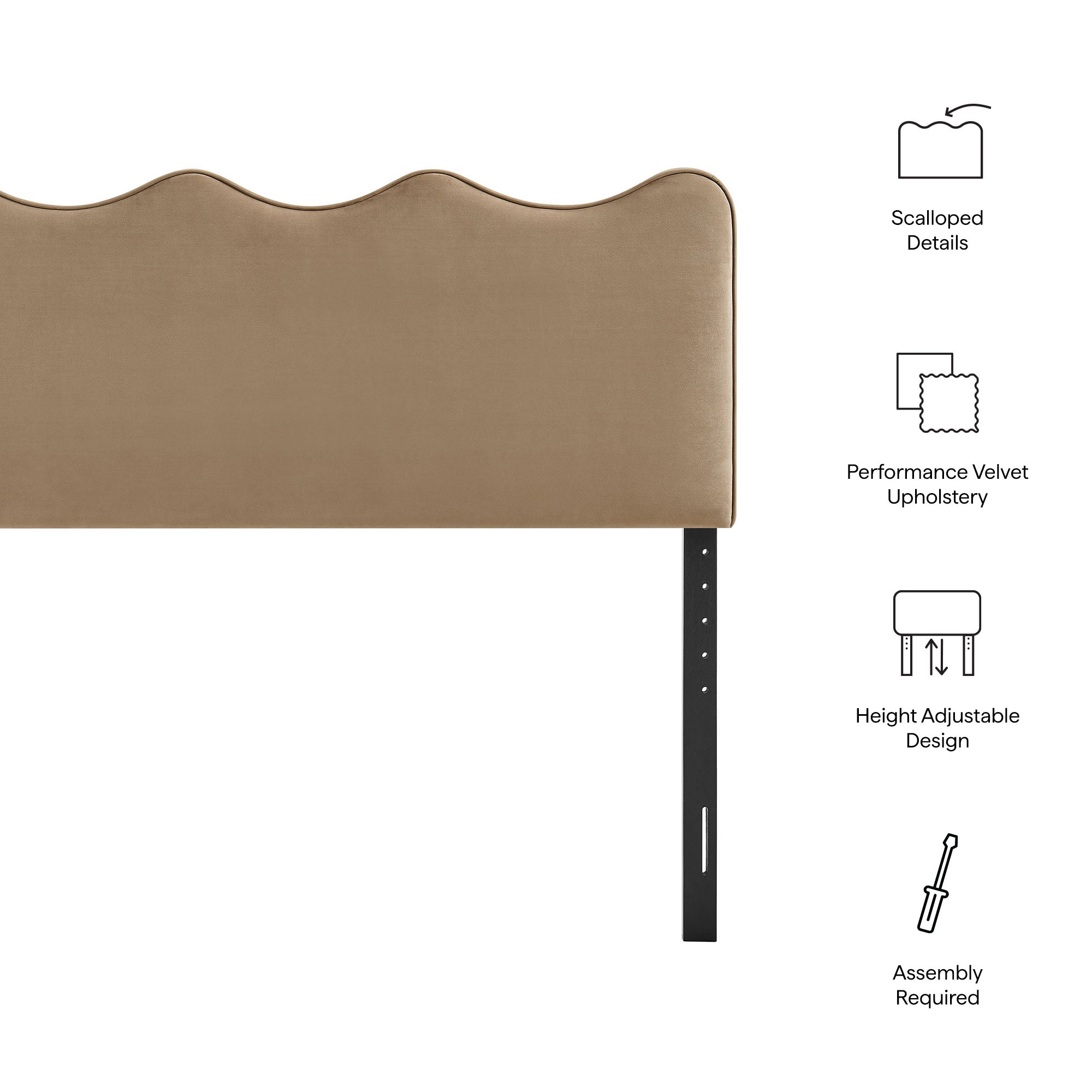 Athena Upholstered Headboard view 7
