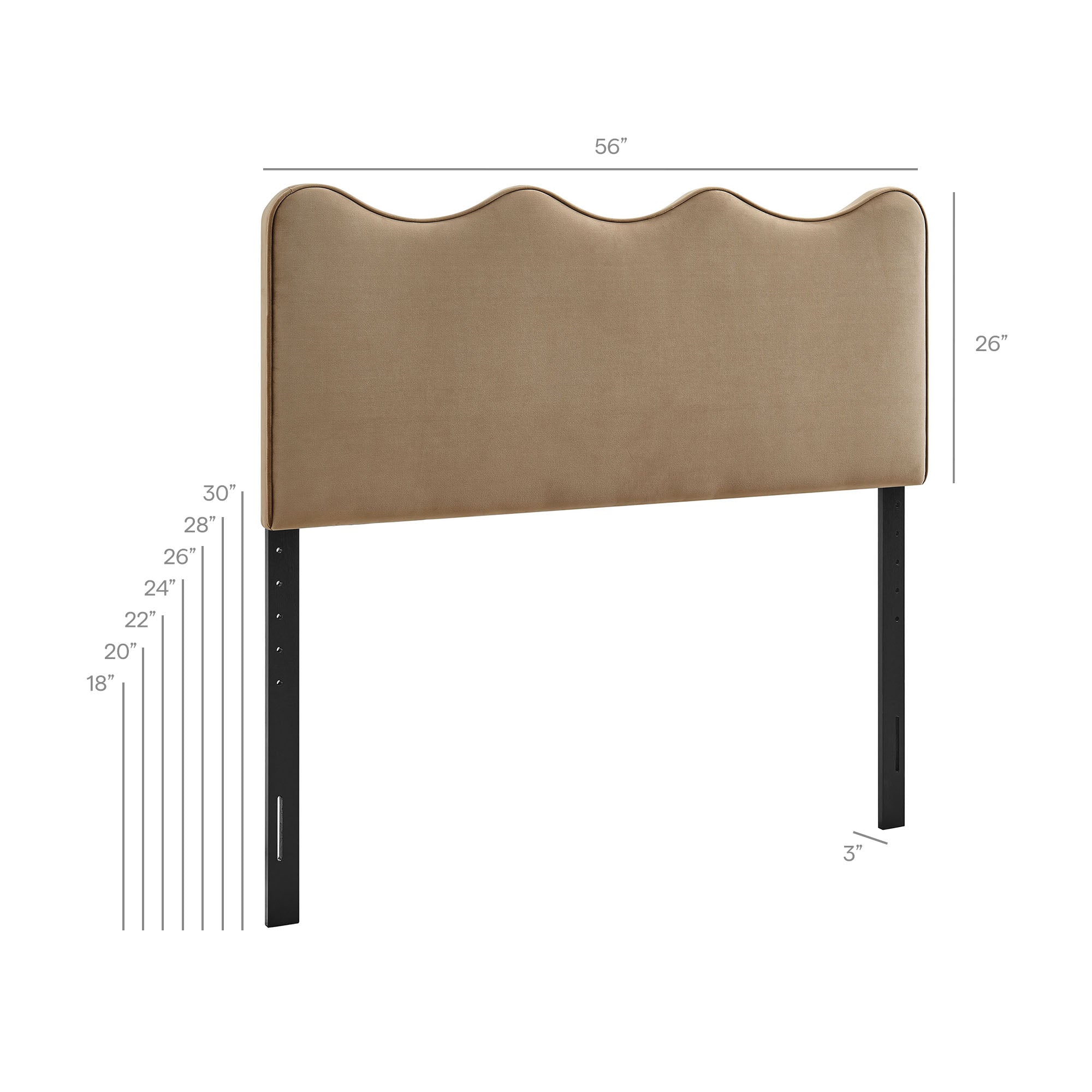 Athena Upholstered Headboard view 8