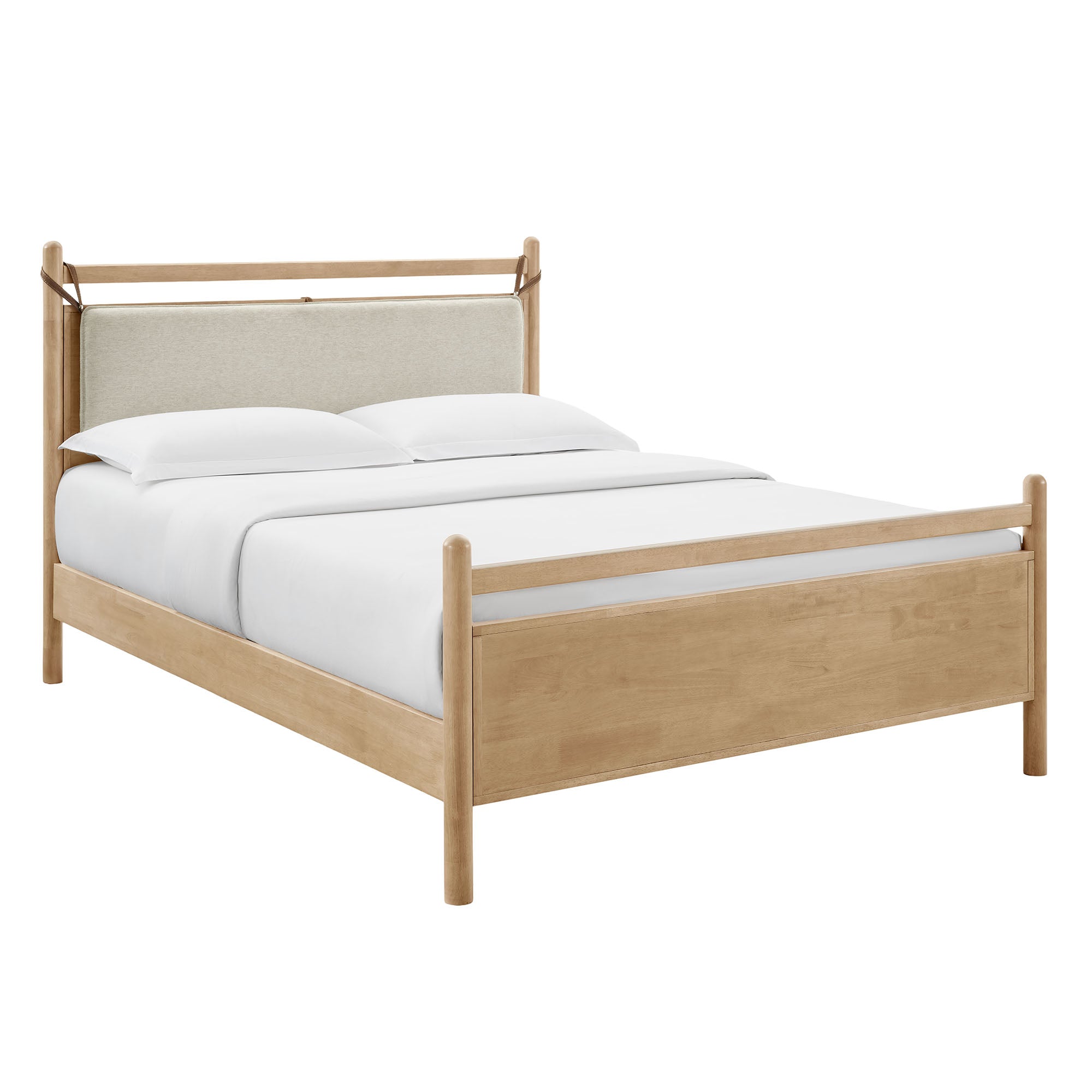 Leni Wood Platform Bed Frame view 1