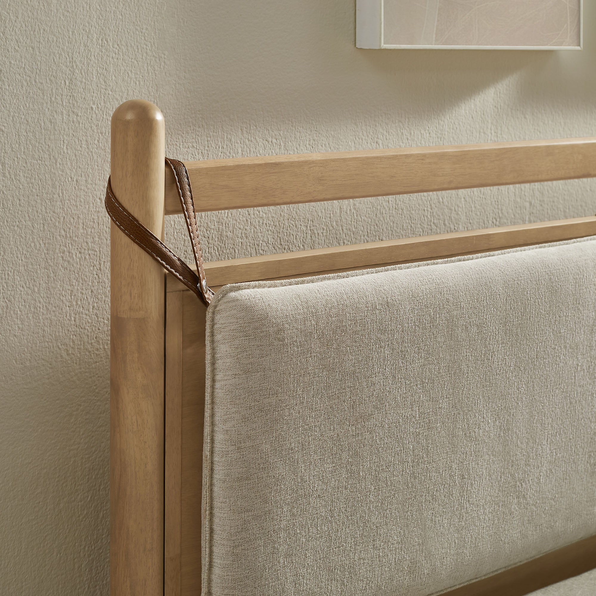 Leni Wood Platform Bed Frame view 5