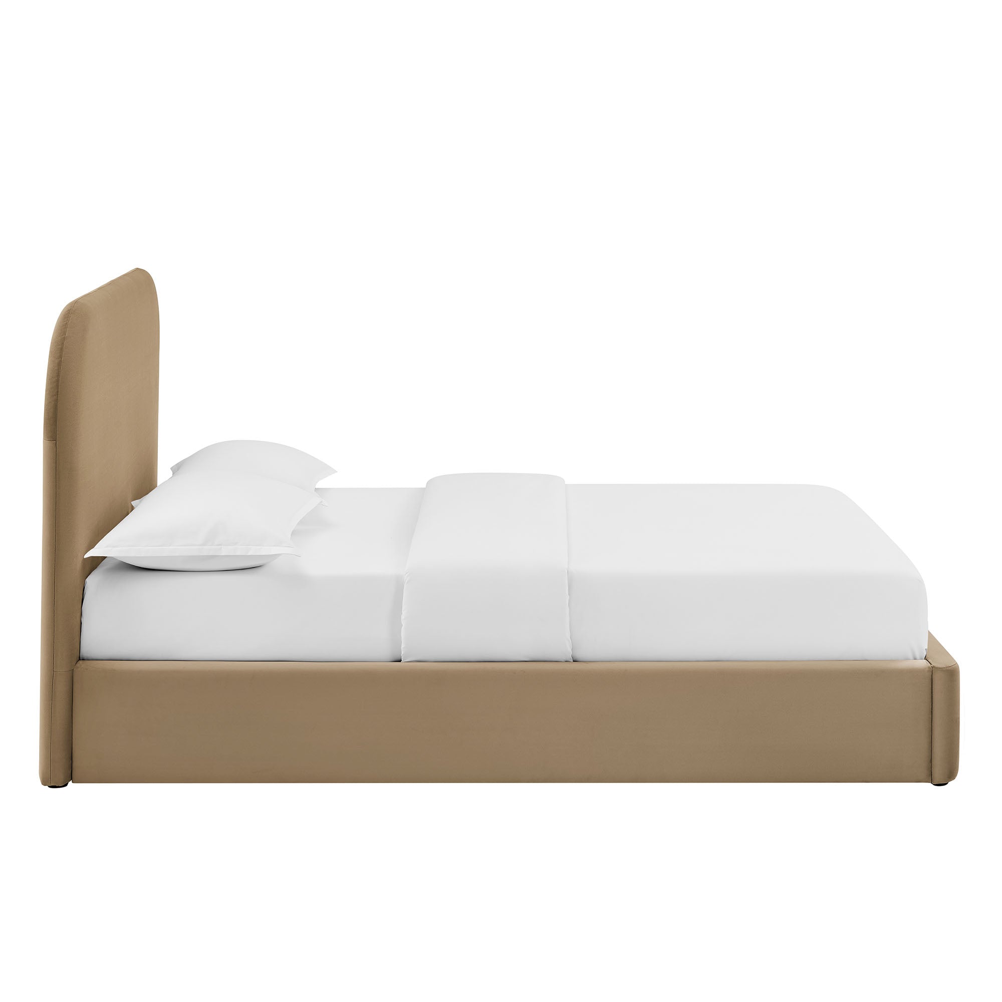 Keynote Performance Velvet Storage Platform Bed Frame view 7
