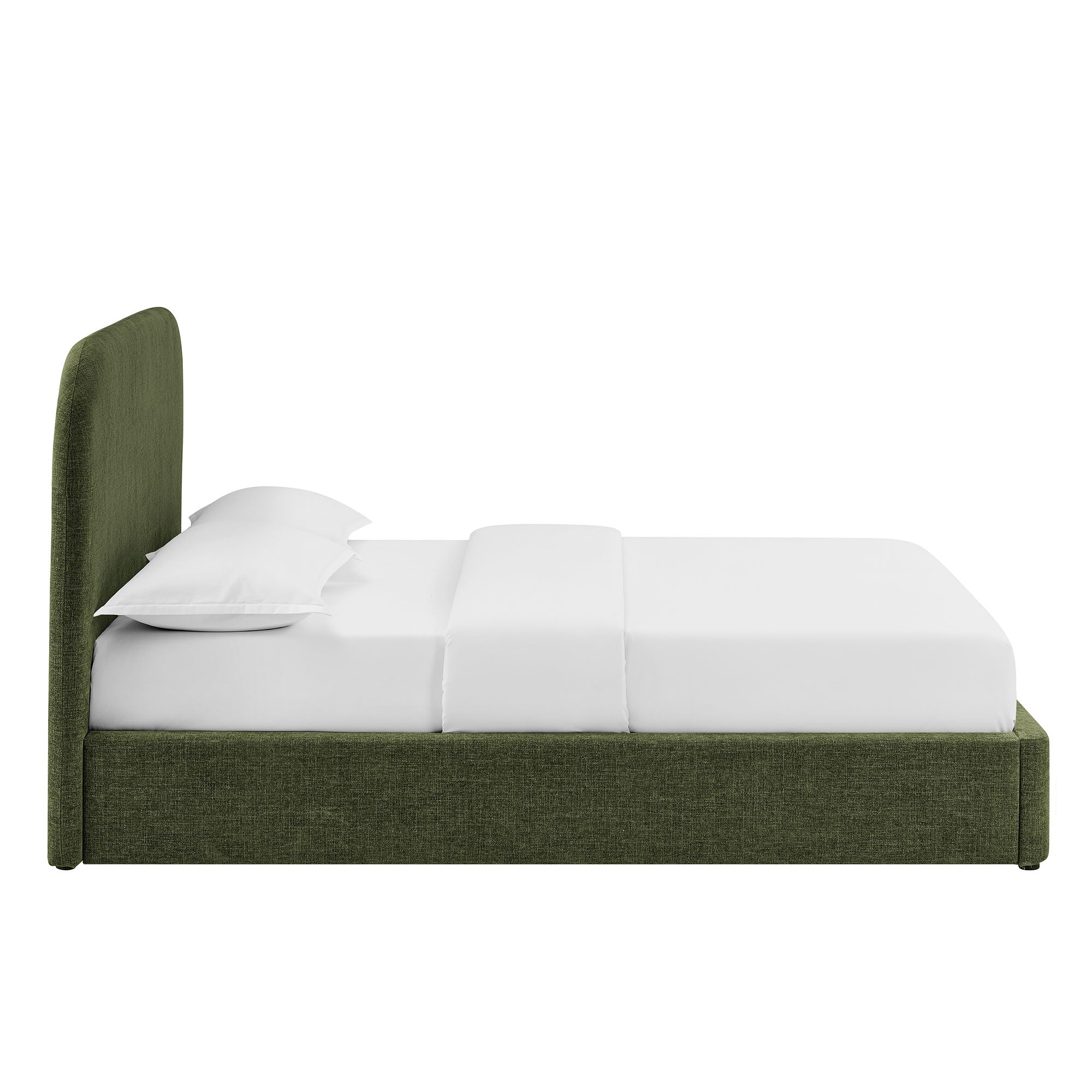 Keynote Fabric Upholstered Storage Platform Bed Frame view 7