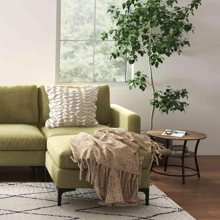 Modern Living Room Set: Modular L-shaped Sectional Sofa view 2