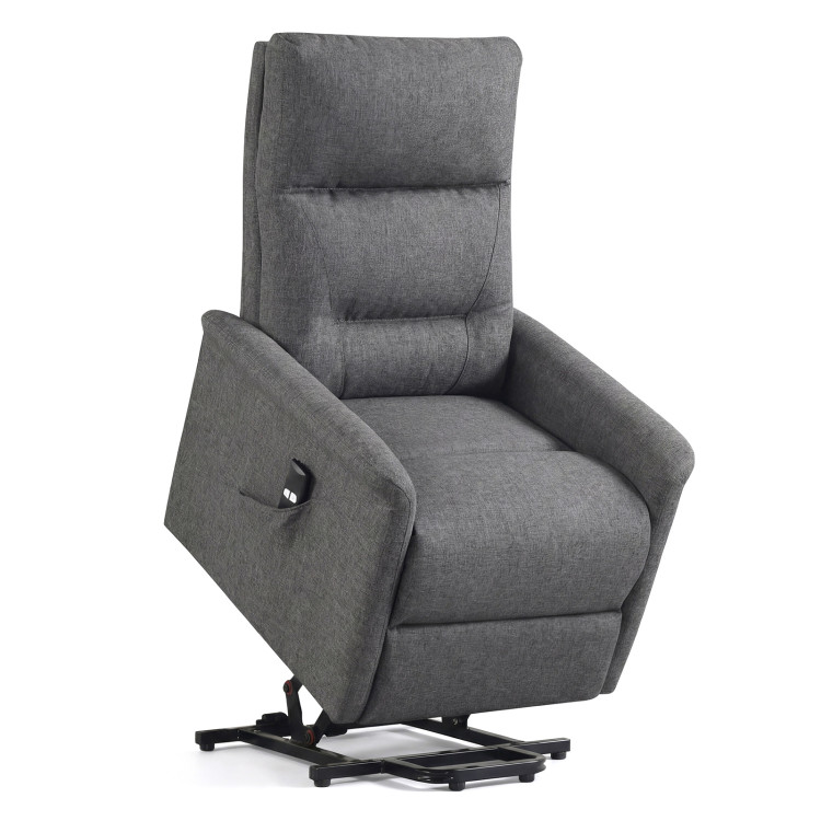Power Lift Recliner Chair for Elderly with Remote Control and Side Storage Pocket view 1