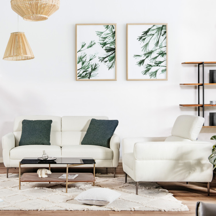 Modern Couched Sofa set with Adjustable Headrest view 3
