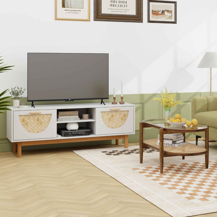 Modern Living Room Furniture Set: TV Stand + Sofa + Coffee Table + Side Table view 2