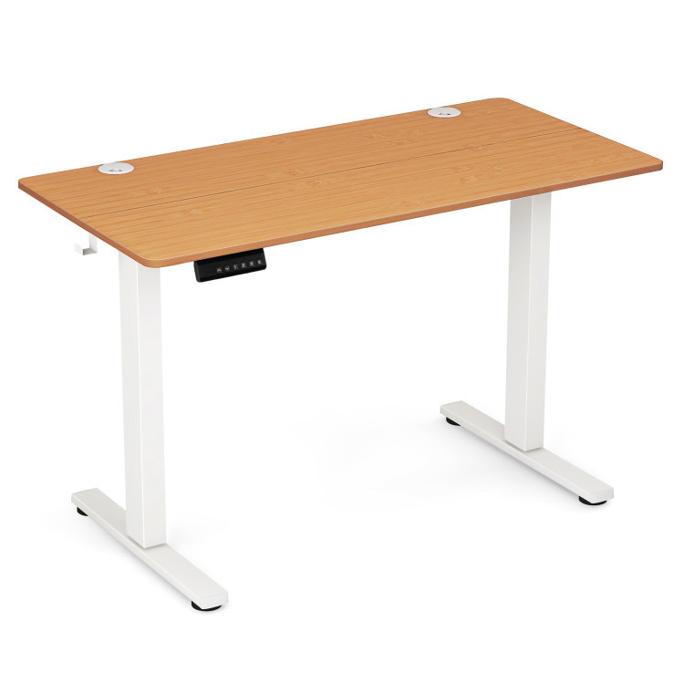Compact Standing Desk and Executive Chair Set with Memory Heights view 5