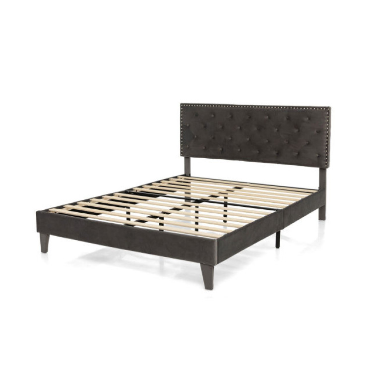 Modern 3-Piece Bedroom Furniture Set with Upholstered Queen Bed view 1
