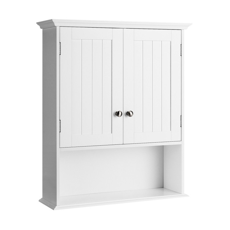 Dining Room Set: Tall Storage Cabinet and Trash Can Cabinet and Wall Mount Storage Organizer view 6