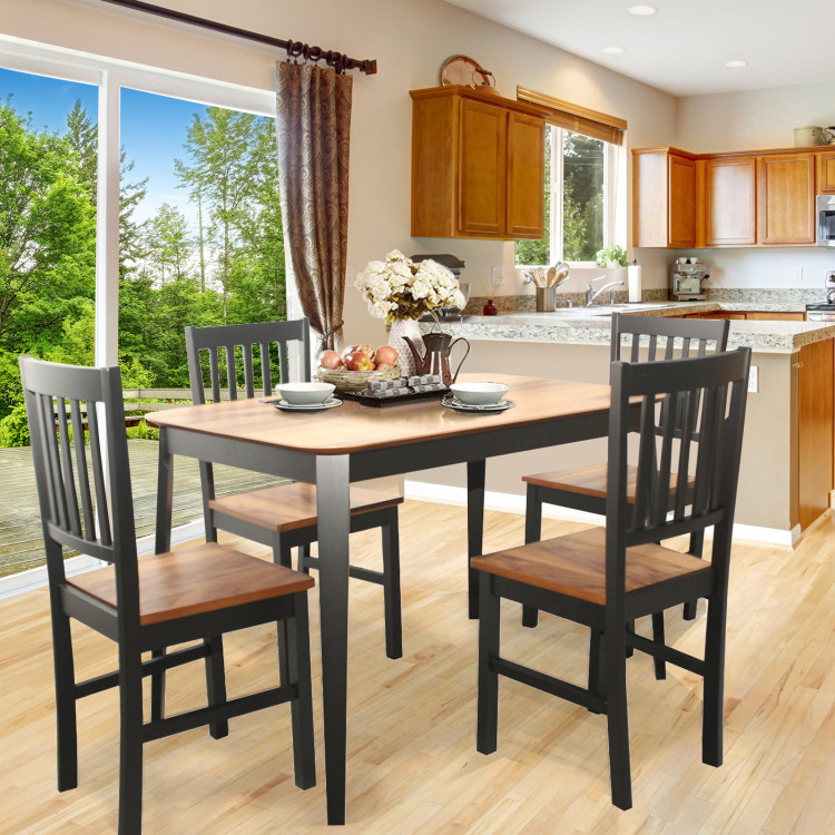 Dining Table and Chair Set Home Kitchen Furniture Tables Chairs Set view 3