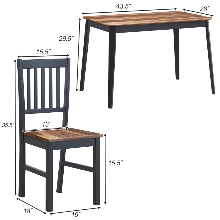 Dining Table and Chair Set Home Kitchen Furniture Tables Chairs Set view 5